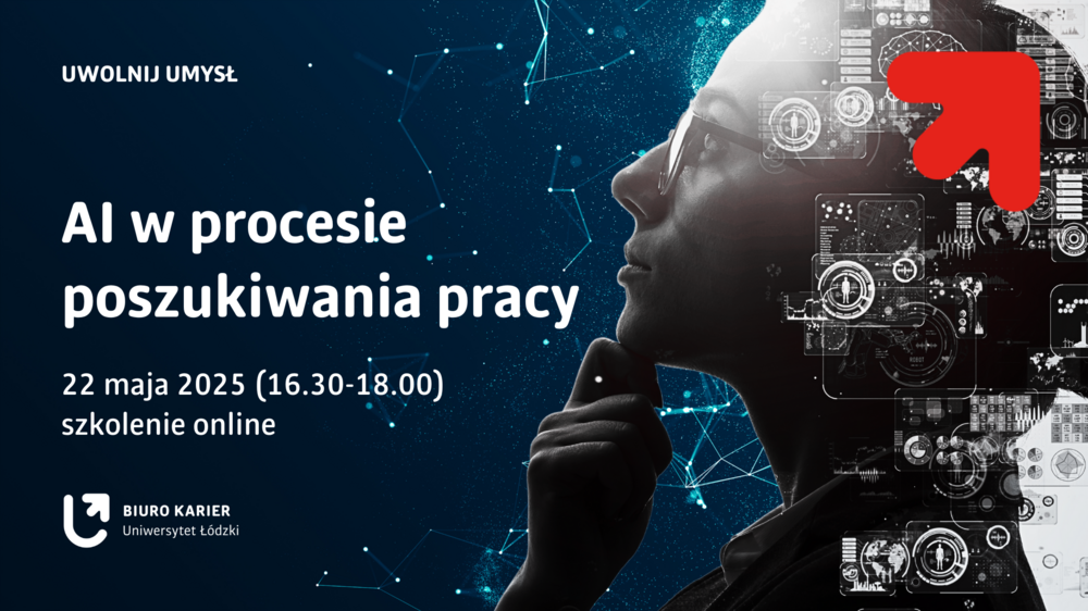 twarz kobiety w okularach na granatowym tle